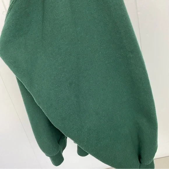 Vintage Sweatshirt Women's Size Large Birds Cardinals Winter Green Double Collar - Picture 11 of 11